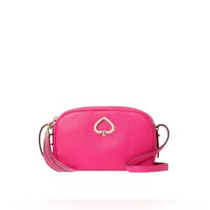 Kate Spade Pink Crossbody Bag with Heart Logo